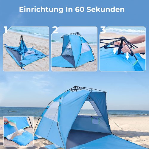 Namiot plażowy VANKU CA-HN0101L-DE